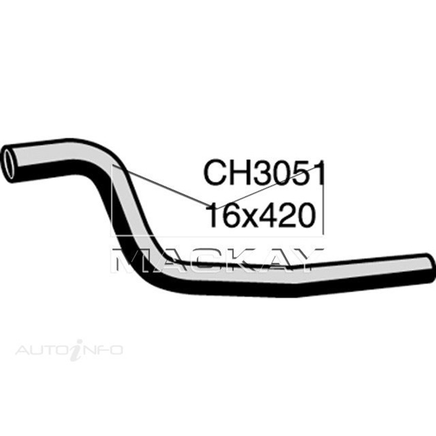 CH3051 Heater Hose for Hyundai Accent LC 1.5L I4 Petrol Manual / Auto Mackay