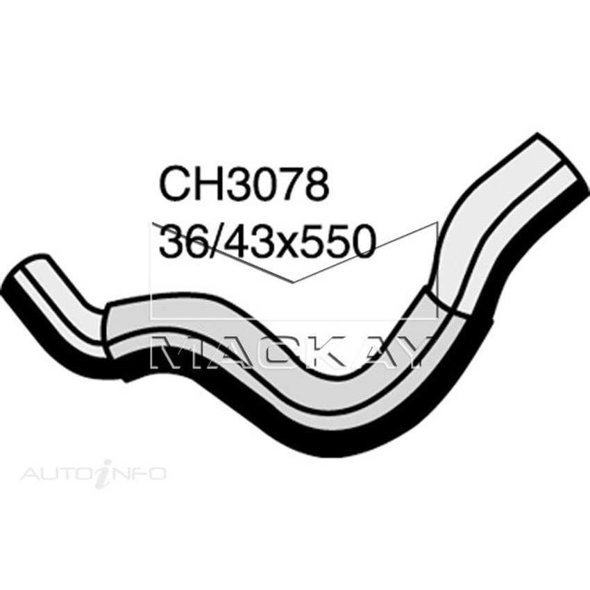  CH3078 Radiator Lower Hose For Jeep Grand Cherokee ZG 4.0L I6 Ptl Man&Auto