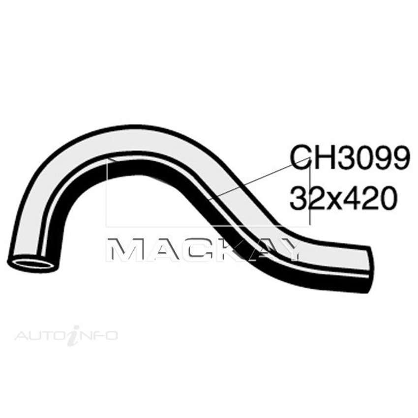 Mackay CH3099 Radiator Lower Hose For Mitsubishi Triton MK 2.8L I4 Dsl Man&Auto