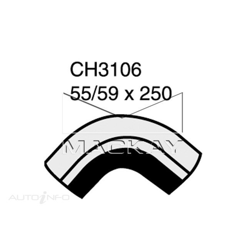 Turbocharger Intercooler Hose for Nissan Patrol Gu 3.0L I4 Turbo Diesel Man