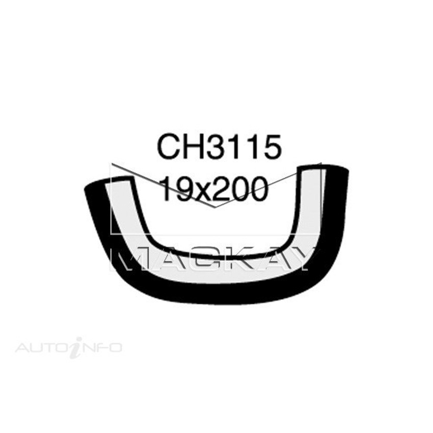 CH3115 Heater Hose for Nissan PathFinder R50 3.3L V6 Petrol Manual & Auto Mackay