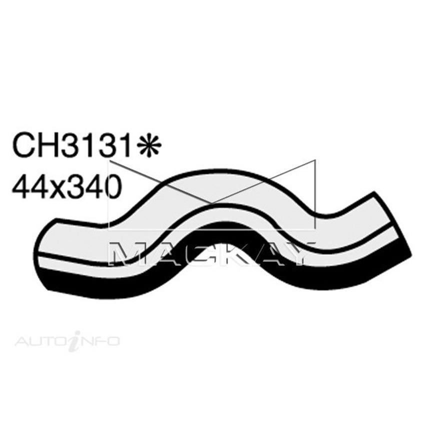 Mackay CH3131 Radiator Lower Hose For Jeep Cherokee KJ 3.7L V6 Ptl Manual/Auto