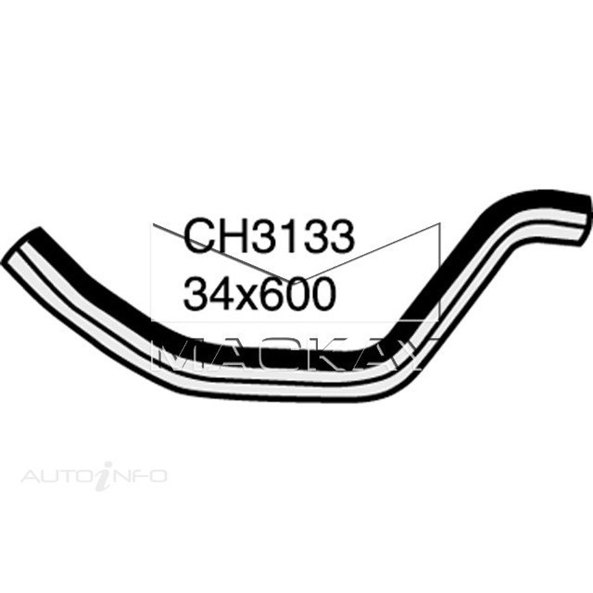 Mackay CH3133 Radiator Upper Hose For Nissan EXA N13 1.8L I4 Ptl Manual & Auto