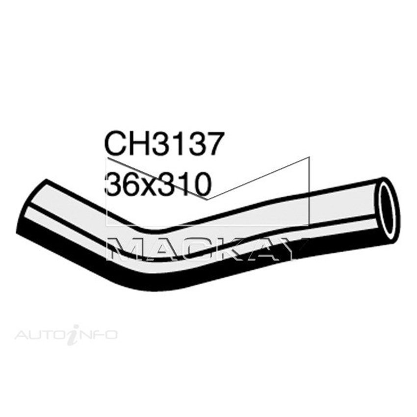 Mackay CH3137 Radiator Upper Hose For Jeep Cherokee KJ 3.7L V6 Ptl Manual/Auto