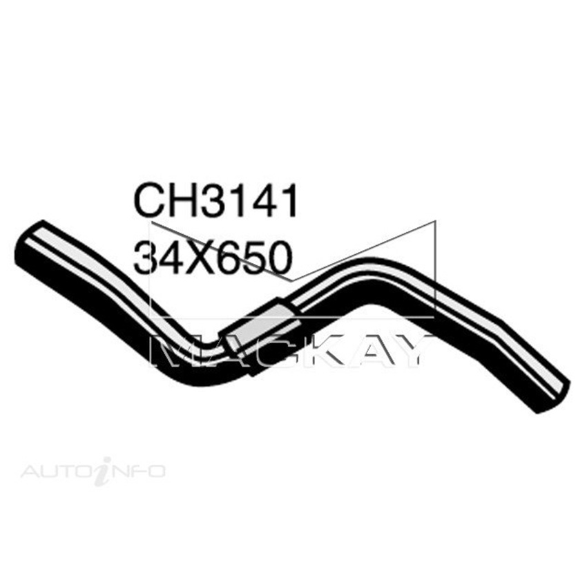 Mackay Radiator Bottom Hose For Nissan EXA N13 1.8L I4 Petrol Manual & Auto