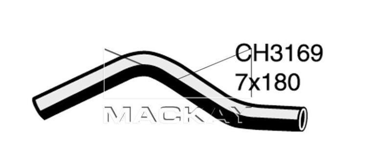 Mackay Bypass Pipe To Throttle Body Coolant Hose - CH3169