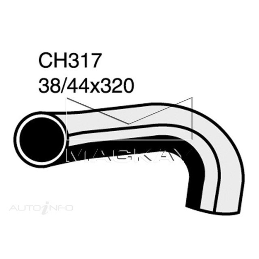 Mackay CH317 Top Hose For Ford ZEPHYR MARK II 1956-1962 Mackay