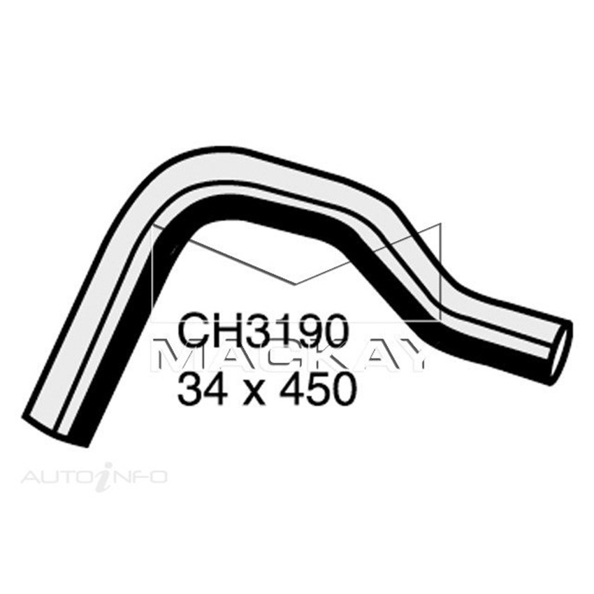 Mackay Radiator Upper Hose For Nissan Laser R33 2.0L Petrol Manual & Auto