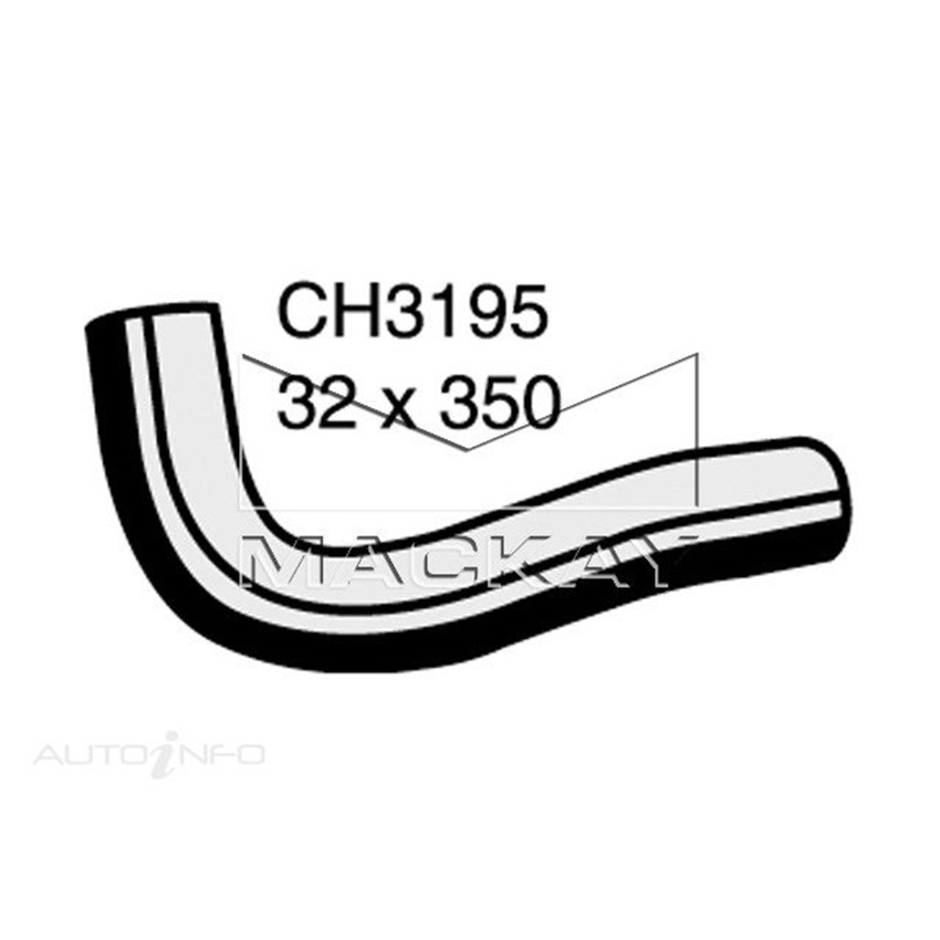 Mackay Radiator Upper Hose For Nissan Laser R33 2.5L I6 Ptl Manual & Auto