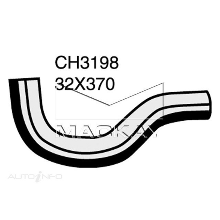 Mackay Radiator Upper Hose For Mitsubishi Triton MK 2.8L Diesel Man & Auto
