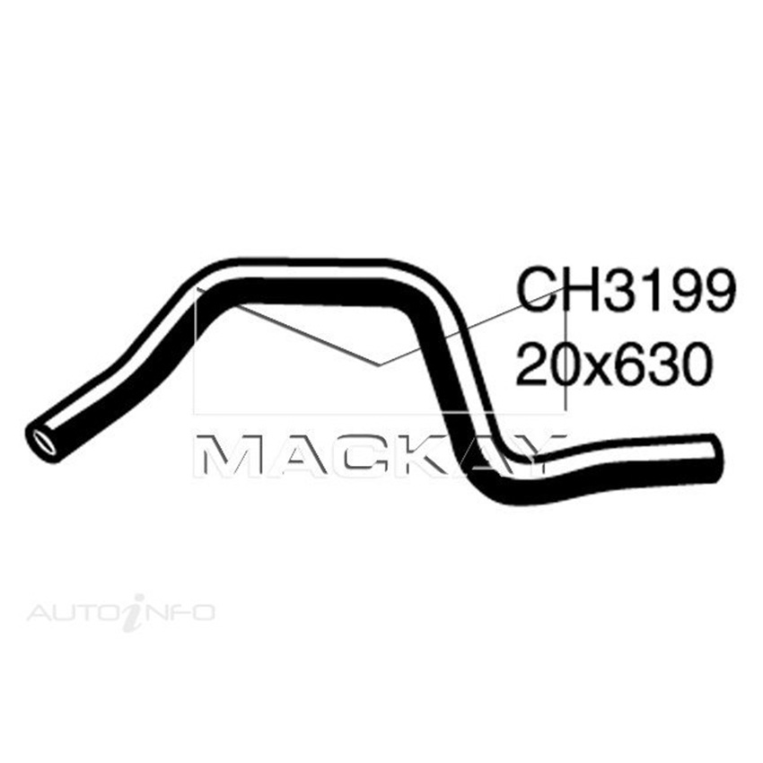 CH3199 Expansion Tank Hose For Ford Transit VH VJ 2.4L 2.4DT Bottom of Tank