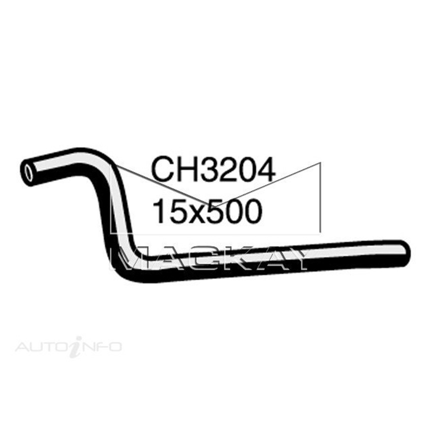 CH3204 Heater Hose for Subaru Forester SF 2.0L F4 Petrol Manual / Auto Mackay