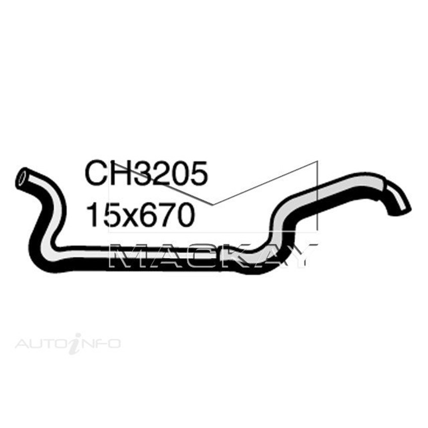 CH3205 Heater Hose for Subaru Forester SF 2.0L F4 Petrol Manual Mackay