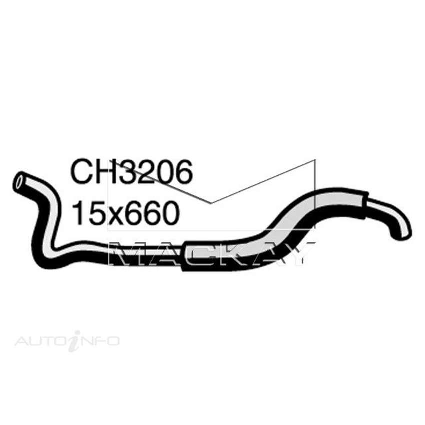 CH3206 Heater Hose for Subaru Forester Sf 2.0L F4 Petrol Auto