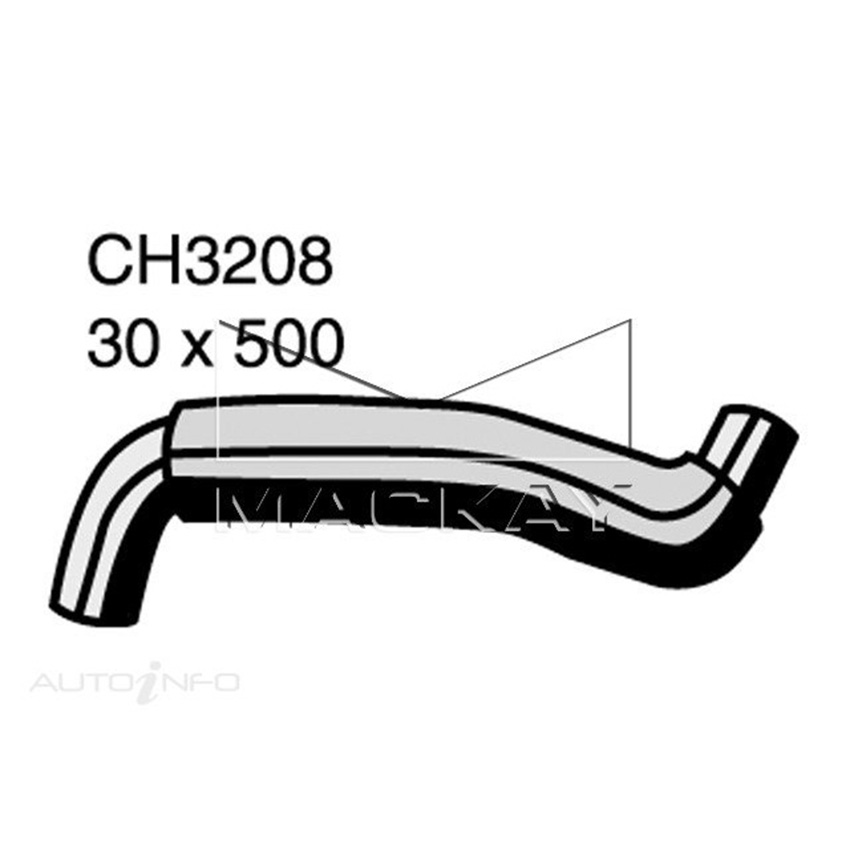 Mackay CH3208 Radiator Lower Hose For Toyota Celica ST184R 2.2L I4 Ptl Man&Auto