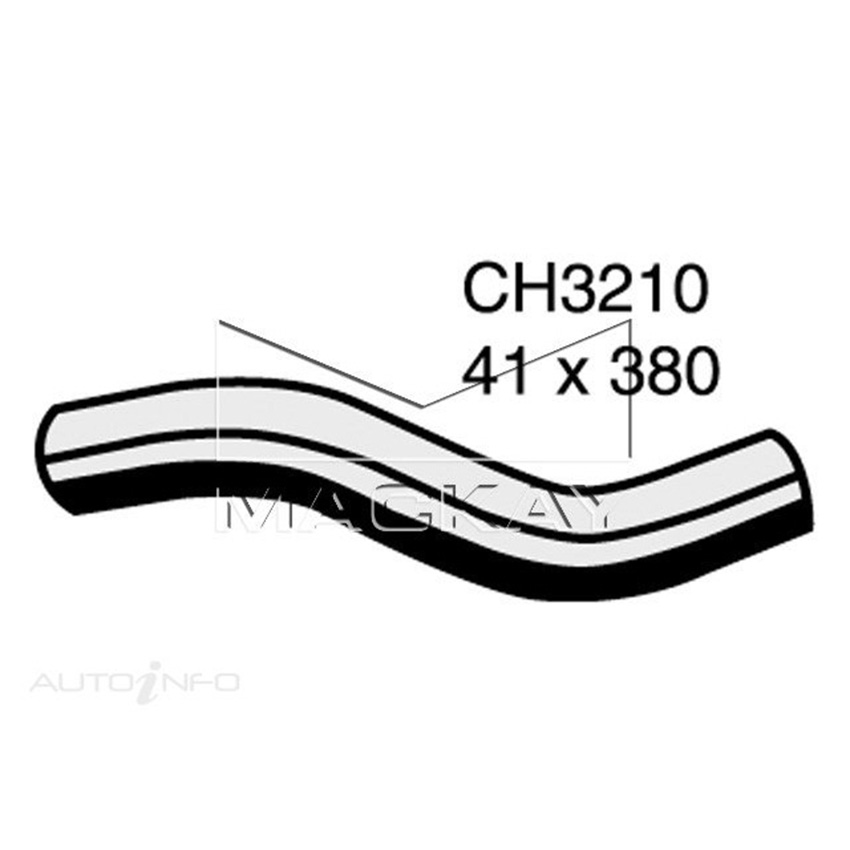  CH3210 Radiator Upper Hose For Toyota LandCruiser HDJ100R 4.2L I6 Turbo Dsl