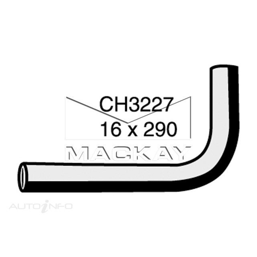 Mackay Heater Hose For Toyota LandCruiser HJ60R 4.0L Diesel Manual & Auto