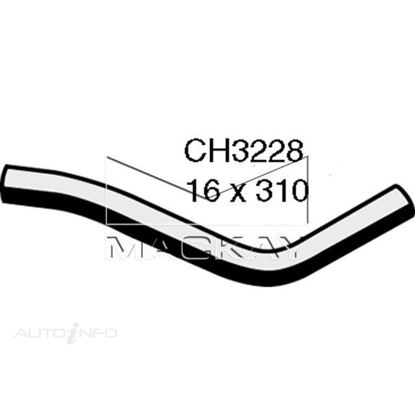 Mackay Heater Hose For Rear For Toyota LandCruiser HJ60R 4.0L Diesel Manual /