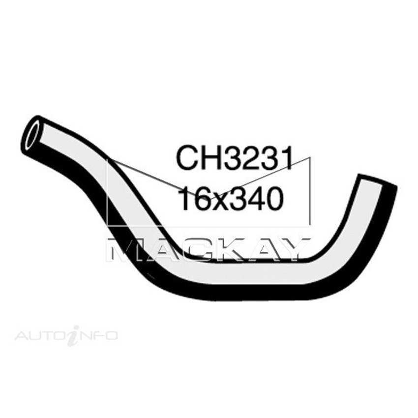 CH3231 Heater Hose for Toyota LandCruiser FJ62R 4.0L I6 Petrol Manual & Auto