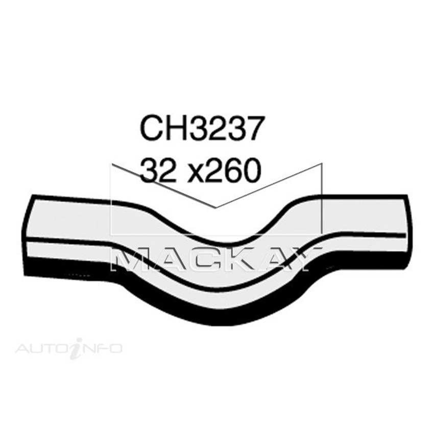  CH3237 Radiator Upper Hose For Nissan Laser R32 2.0L I6 Turbo Ptl Man&Auto