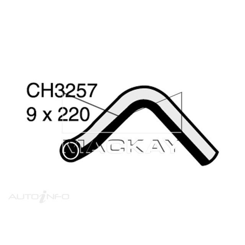 Mackay Engine By Pass Hose For Holden Commodore VL 3.0L Petrol Manual / Auto