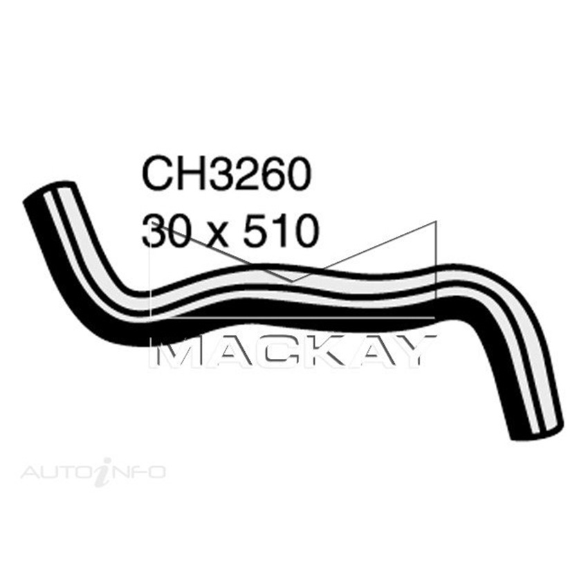 Mackay CH3260 Radiator Lower Hose For Toyota Corolla AE95R 1.6L I4 Petrol Auto