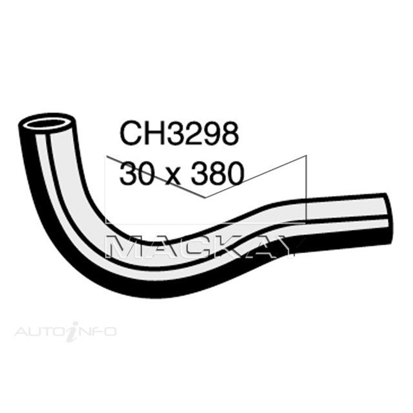 Mackay CH3298 Radiator Upper Hose For Honda Integra DC 1.8L I4 Ptl Manual/Auto