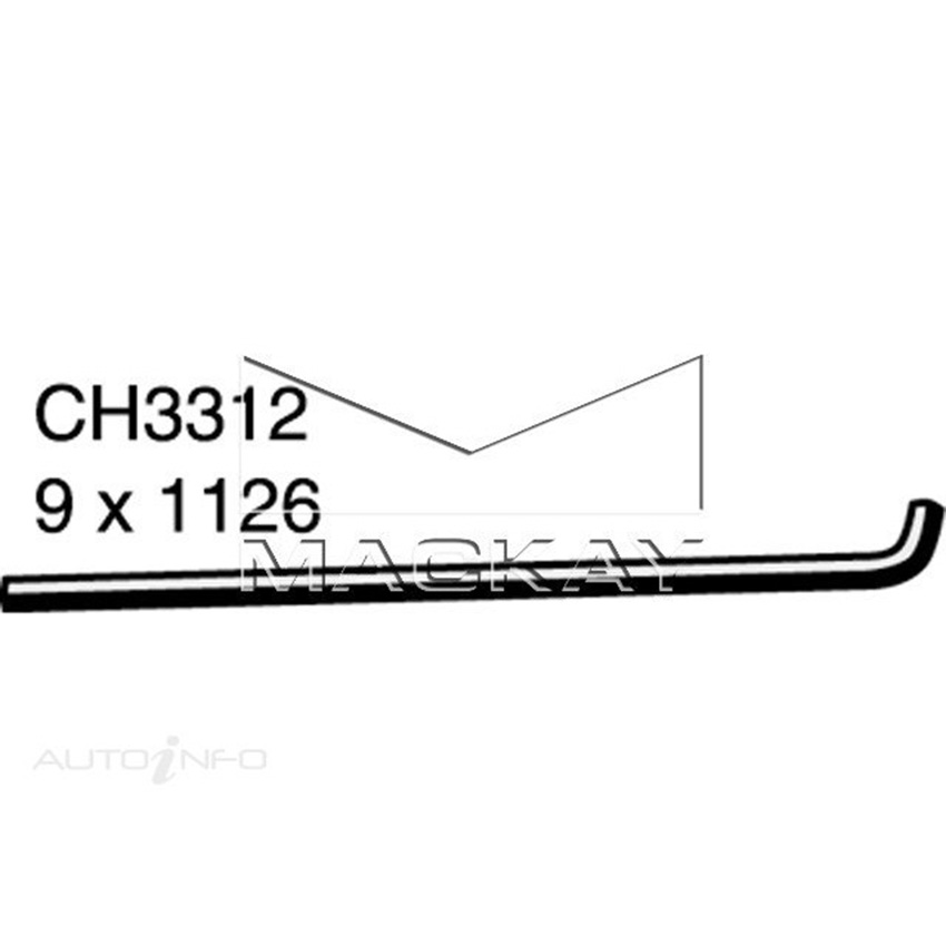CH3312 PCV Hose Ford Falcon BA 4.0L I6 Petrol Manual & Auto Mackay