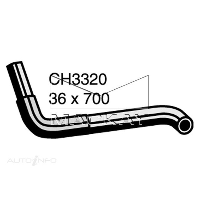 Mackay Radiator Lower Hose For Lexus LS400 UCF10R 4.0L V8 Petrol Manual/Auto