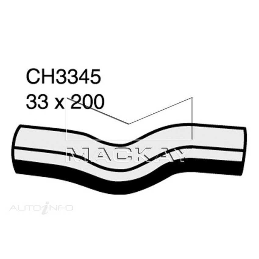 CH3345 Radiator Upper Hose for Lexus IS300 JCE10R 3.0L I6 Petrol Manual / Auto