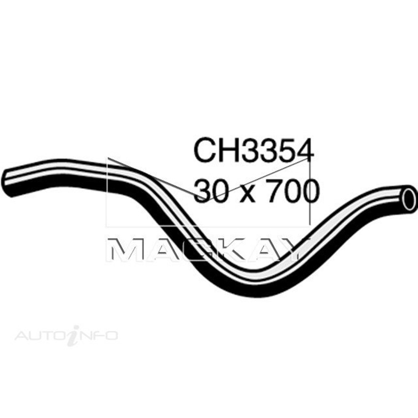 Mackay Radiator Lower Hose For Honda Accord CG 3.0L V6 Petrol Manual/Auto