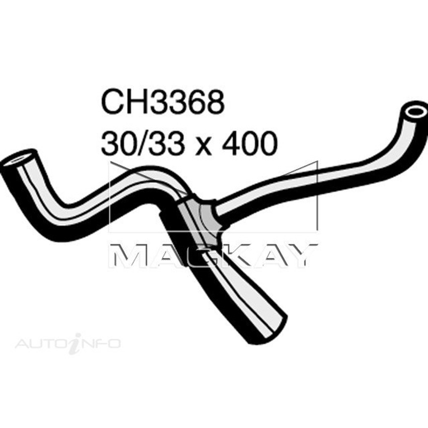 Mackay CH3368 Radiator Lower Hose For Ford Focus LR 1.8L I4 Petrol Manual & Auto