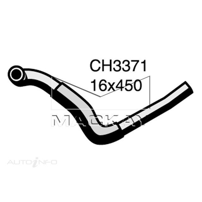 CH3371 Heater Hose For Ford Courier PE PG PH 2.5L I4 Turbo Diesel Manual & Auto