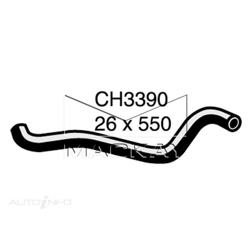 Mackay CH3390 Radiator Lower Hose For Nissan Pulsar N15 1.6L I4 Ptl Man&Auto