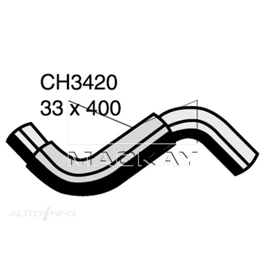 Mackay CH3420 Radiator Upper Hose For Nissan Maxima A33 3.0L V6 Ptl Man&Auto