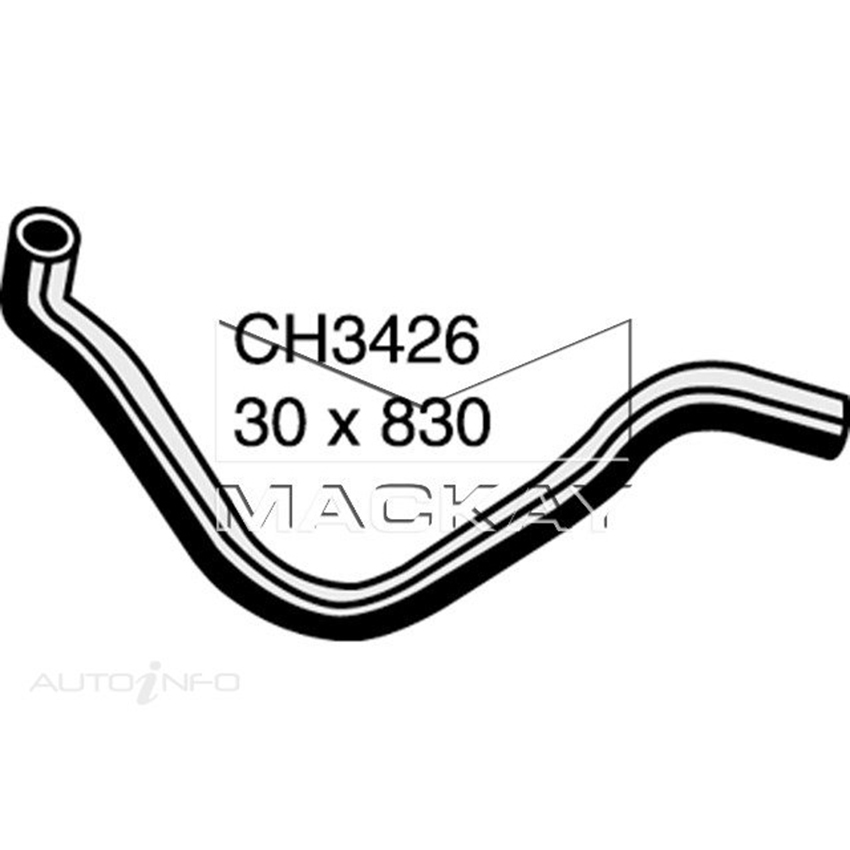 Mackay CH3426 Radiator Lower Hose For Honda Crx Eg 1.6L I4 Petrol Manual & Auto