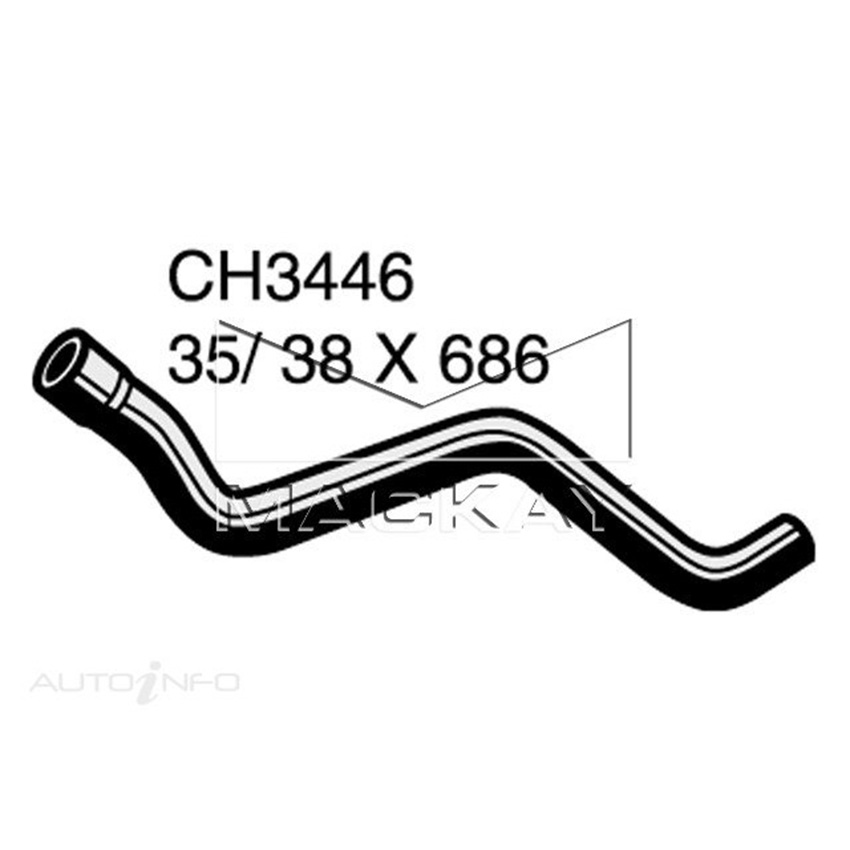  CH3446 Radiator Upper Hose For Land Rover Discovery Series 1 3.9L V8 Ptl Man