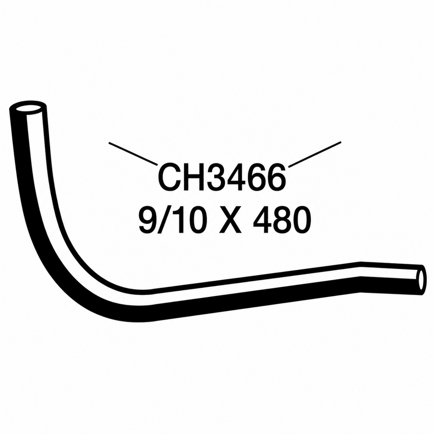 Mackay Radiator Hose Misc For Holden Statesman WH WK 5.7L Petrol V8 LS1, 16V