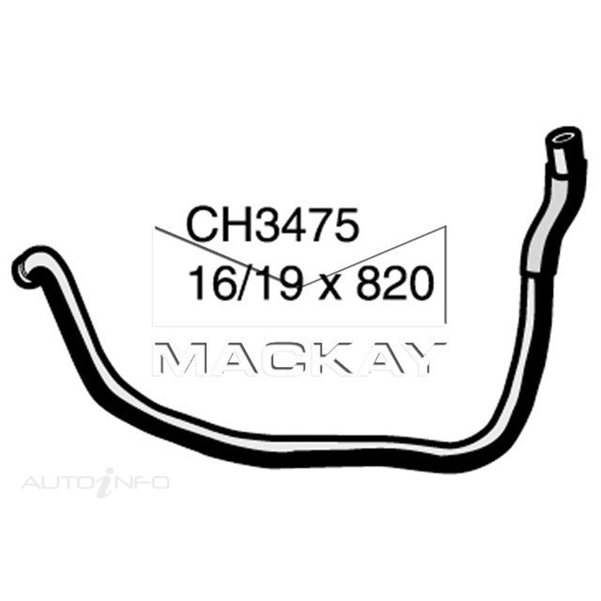 Mackay Heater Hose For Nissan Pulsar N15 1.6L Petrol Manual & Auto  CH3475