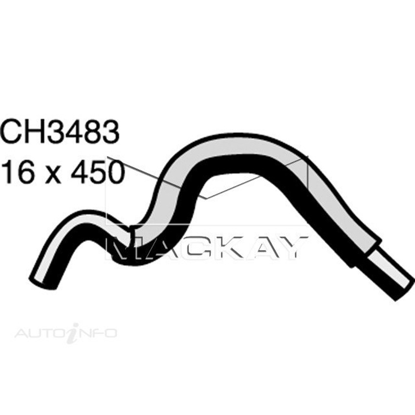 CH3483 Heater Hose for Toyota Celica ST184R 2.2L I4 Petrol Manual & Auto Mackay
