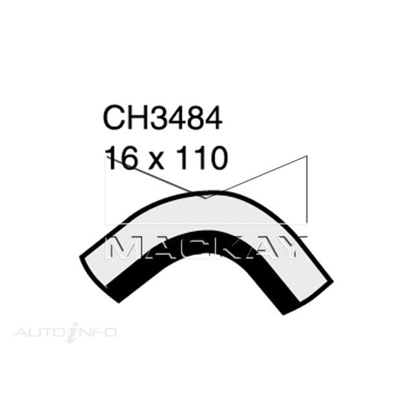 CH3484 Heater Hose for Toyota Celica ST204R 2.2L I4 Petrol Manual & Auto Mackay