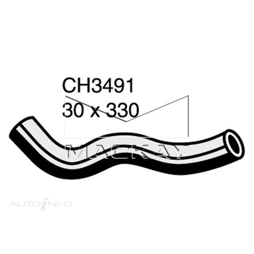 Mackay Radiator Upper Hose For Holden Rodeo TF 2.2L Petrol Manual/Auto CH3491