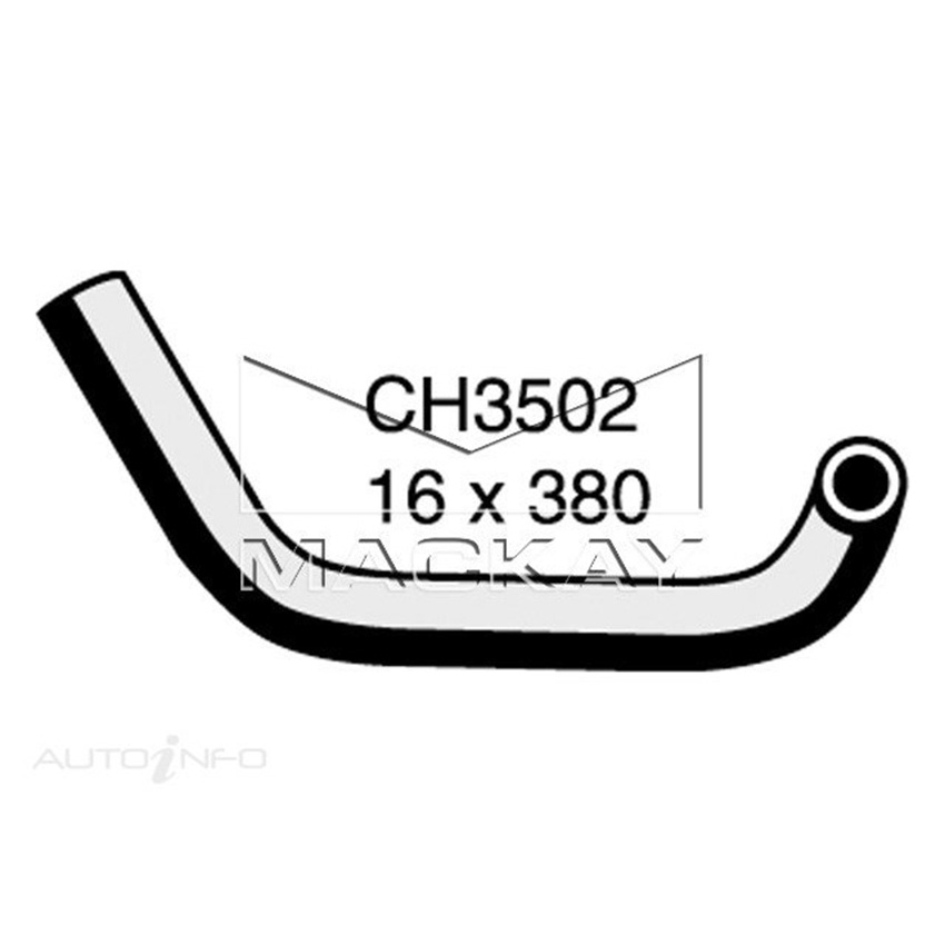 Mackay Heater Hose For Mitsubishi Pajero NJ 3.5L V6 Petrol Manual / Auto 