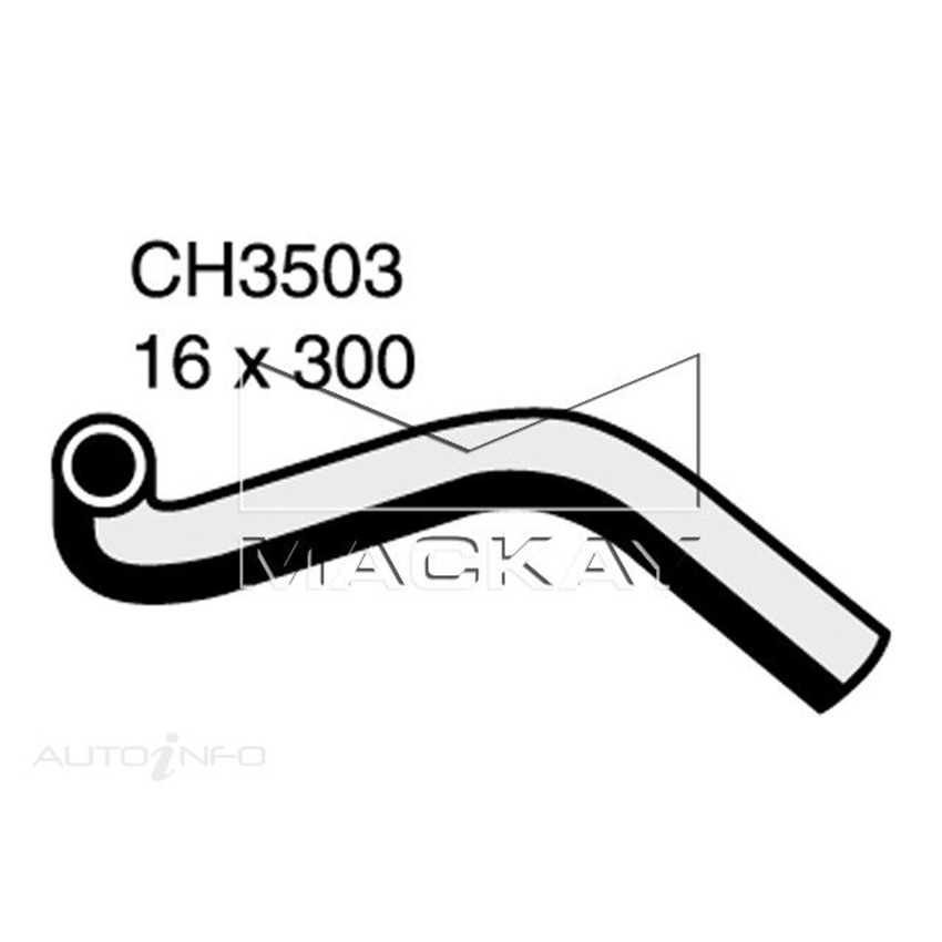 Mackay Engine By Pass Hose For Mitsubishi Pajero NJ 3.5L V6 Petrol Manual / Auto