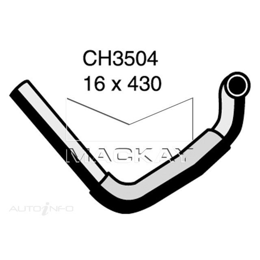 Mackay Engine By Pass Hose For Mitsubishi Pajero NJ 3.5L V6 Petrol Manual / Auto