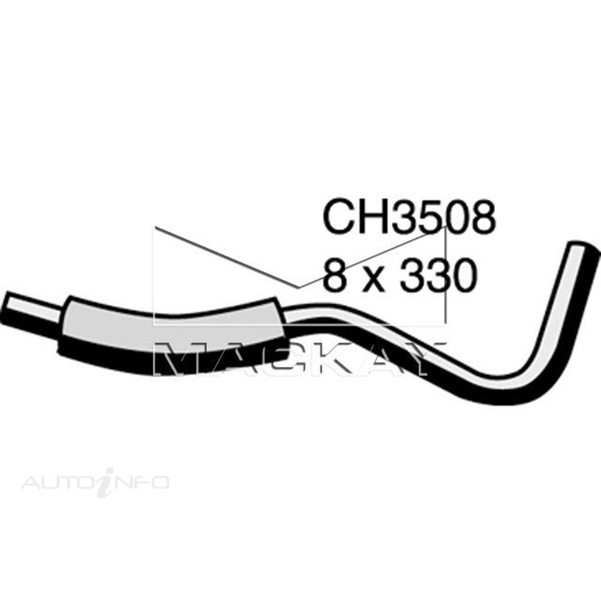 Mackay Engine By Pass Hose For Mitsubishi Pajero NJ 3.5L V6 Petrol Manual / Auto