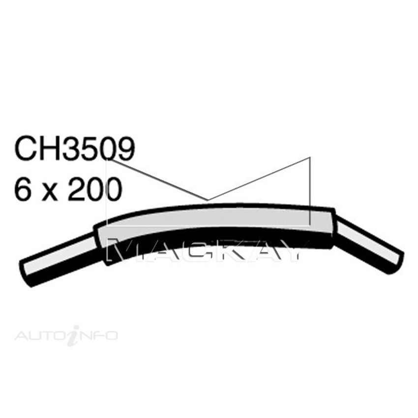 Mackay Engine By Pass Hose For Mitsubishi Pajero NJ 3.5L V6 Petrol Manual / Auto