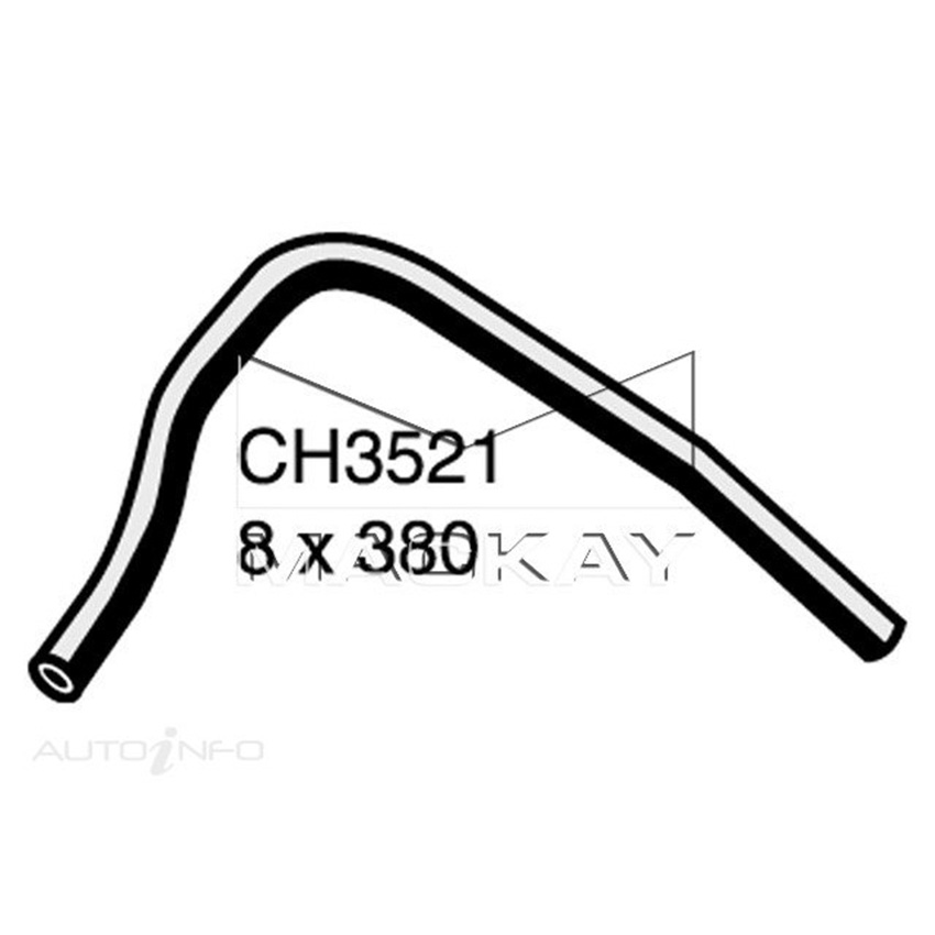 Mackay Engine By Pass Hose For Nissan Pintara U12 2.4L Petrol Manual & Auto