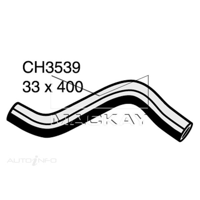 Mackay CH3539 Radiator Upper Hose For Nissan X-Trail T30 2.5L I4 Ptl Man&Auto