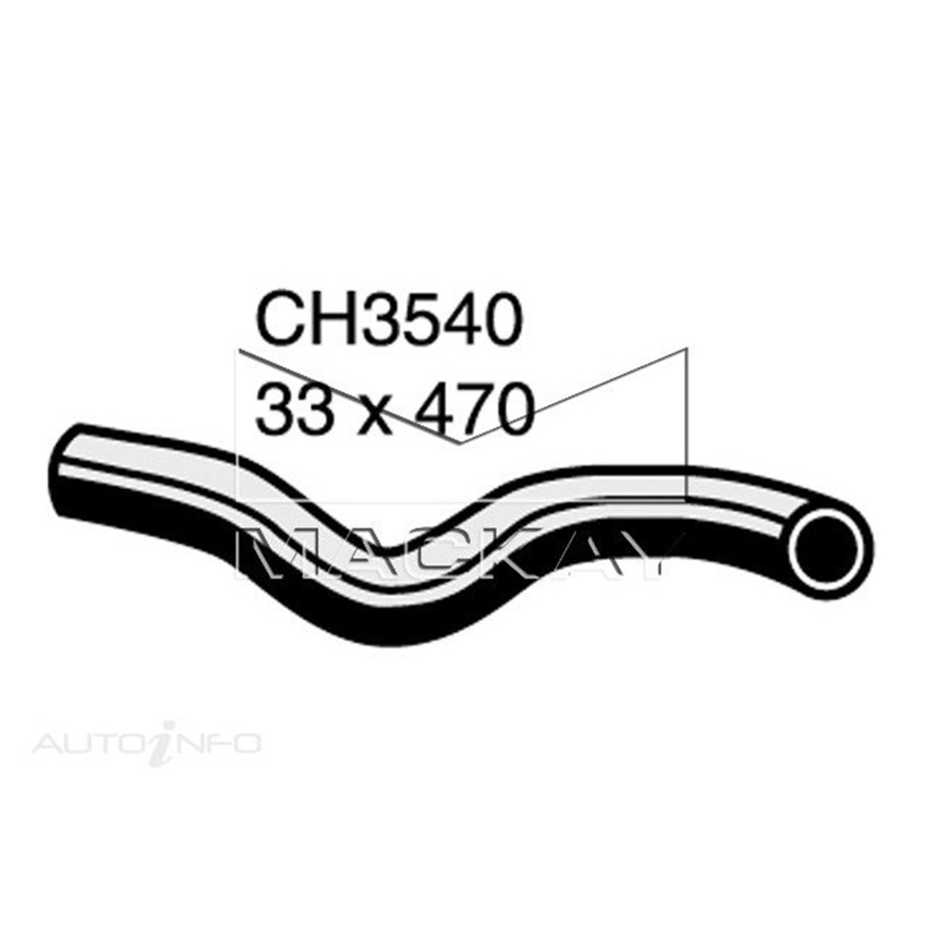 Mackay CH3540 Radiator Lower Hose For Nissan X-Trail T30 2.5L I4 Ptl Man&Auto